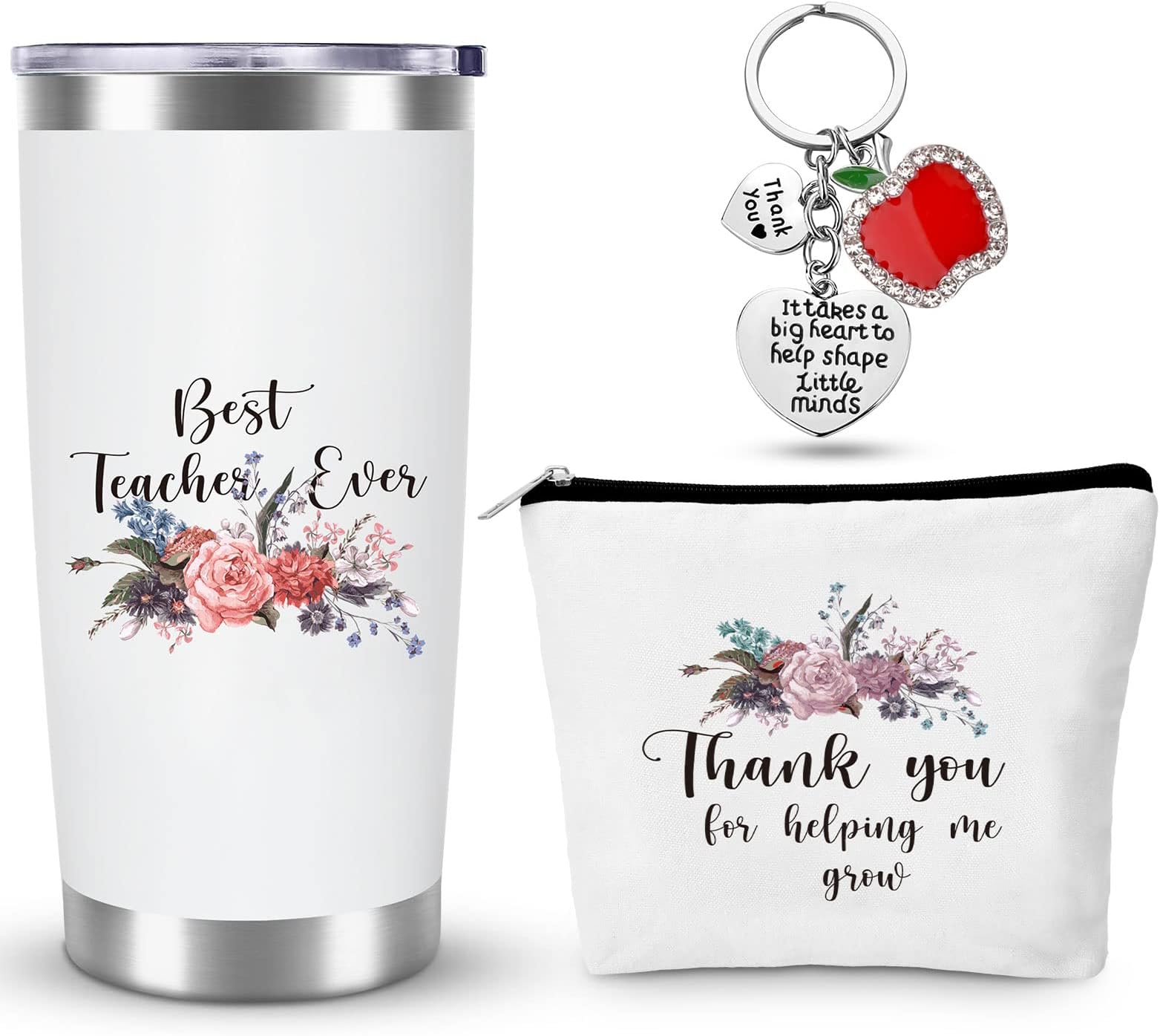 Teacher Appreciation Gifts, Teacher Gifts for Women, Teacher Birthday Thank You Gifts, Best Teacher Gifts, White, One size