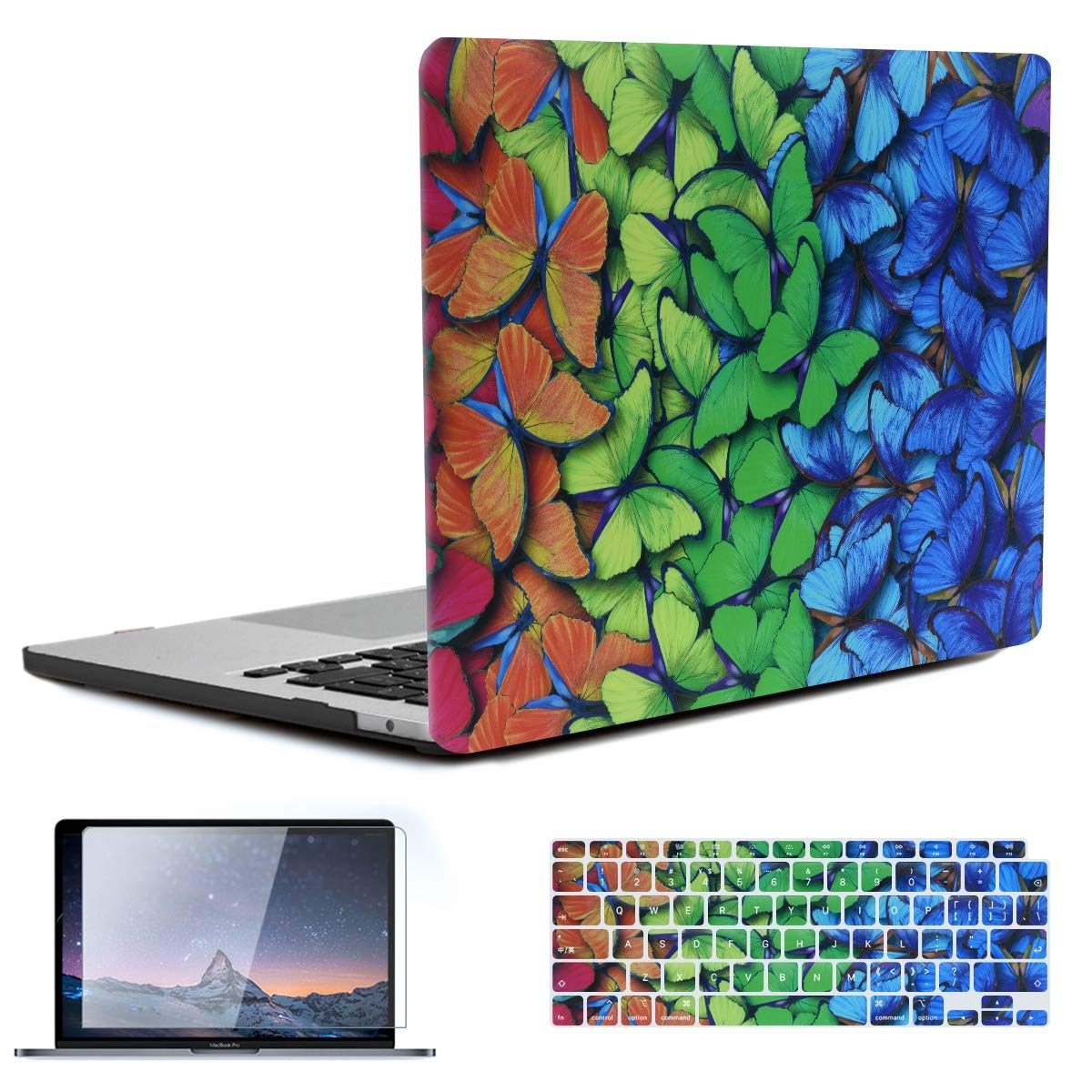 KKP Newest MacBook Pro 13 inch Case 2020 Release A2289 A2251 with Retina Display, Plastic Hard Shell Case Only Compatible with MacBook Air 13 with Touch Bar Touch ID, (F66)