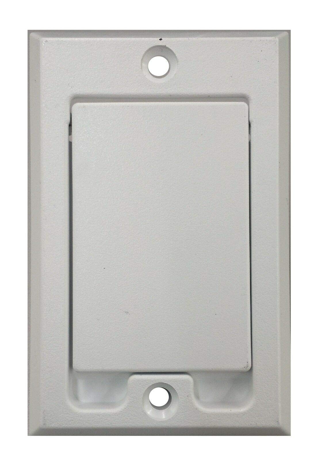 (2) Central Vacuum Square Door Inlet Wall Plate for Nutone Beam VacuFlow, Courtesy of LITYPEND.