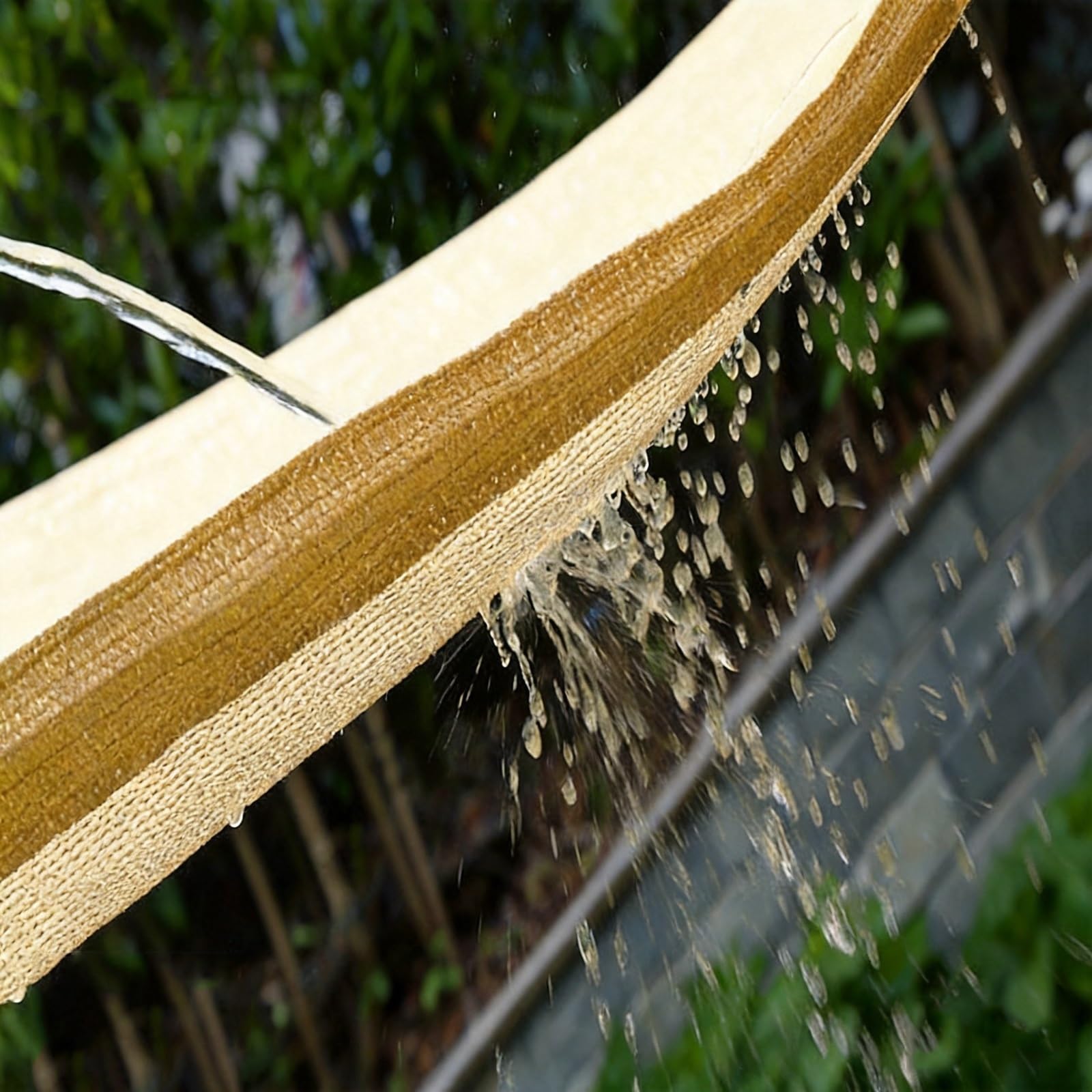 Telo Ombreggiante da Campeggio per Esterni con Anti UV al 90%, Tessuto Antivento Traspirante, Rete Ombra per Tende Picnic Spiagge Giardini(4x9.0m/13.1′x29.5′)