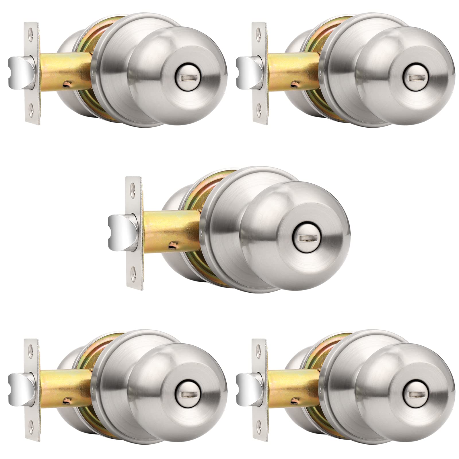 Probrico Stainless Steel Door Knobs - Keyless Locks -17