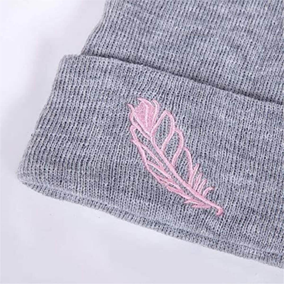 Gorro de Lana de Invierno para Mujer, Tejido Suave y cálido, con puños de Calavera, Hecho a Mano (Talla única)