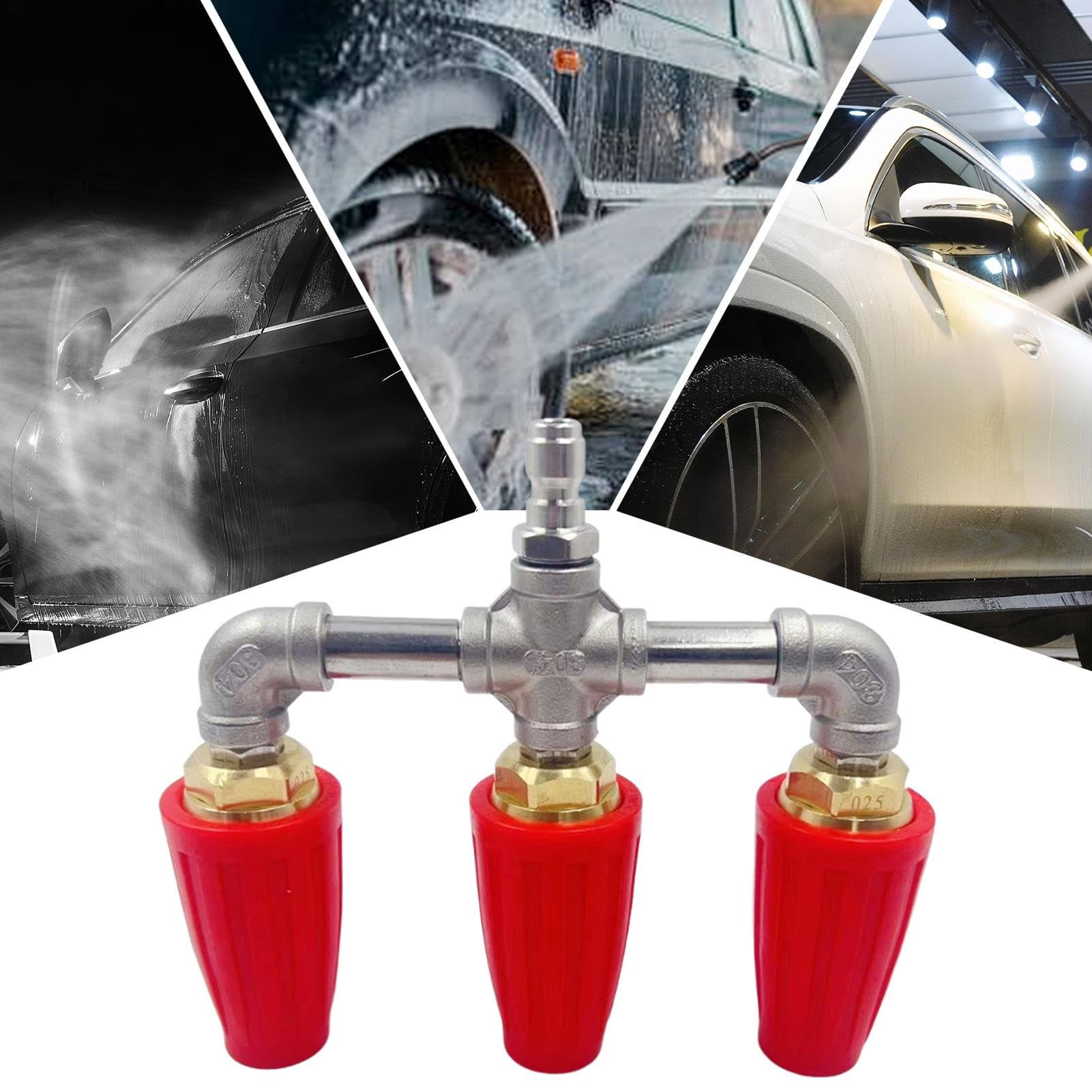Ugello Rotante Per Idropulitrice Ugello Turbo con Connessione Rapida per la | Componente ugello turbina rotante Accessorio Di Pulizia Per Testa Idropulitrice Per Pare