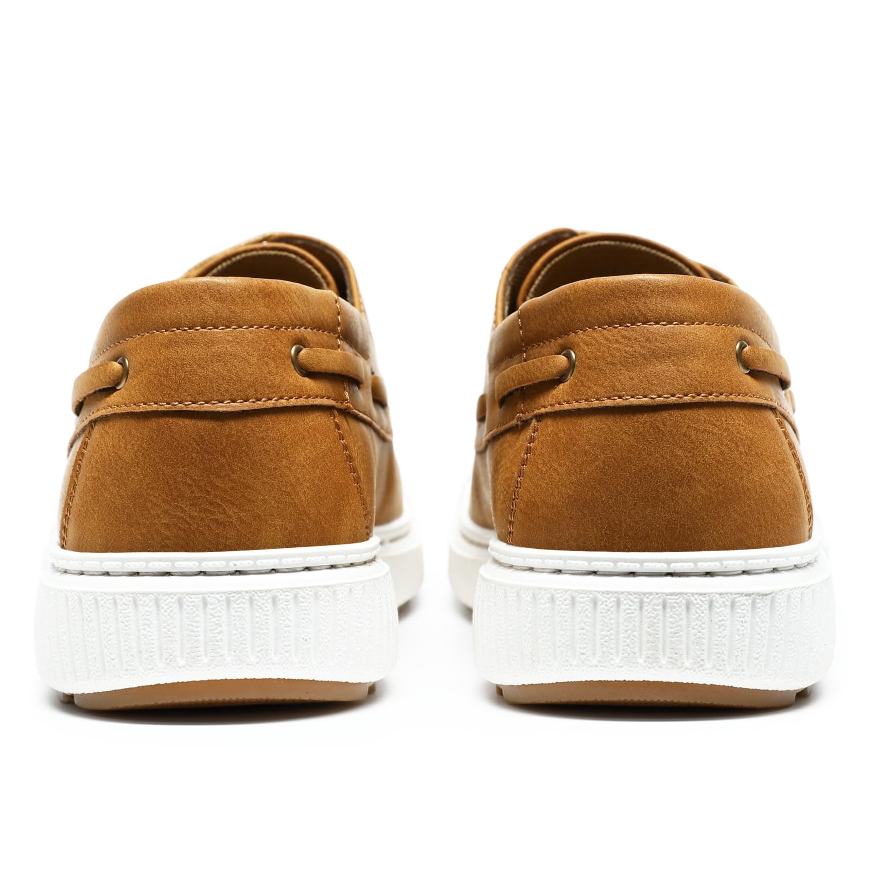 Allthemen Herren Loafer Leder Mokassins Slip on Business Bootsschuhe Leicht | Flache Sohle, Segelschuhe, mit Schnürsenkel, Bequem, Slipper, Casual Alltag, Halbschuhe, Freizeitschuhe, Moccasins