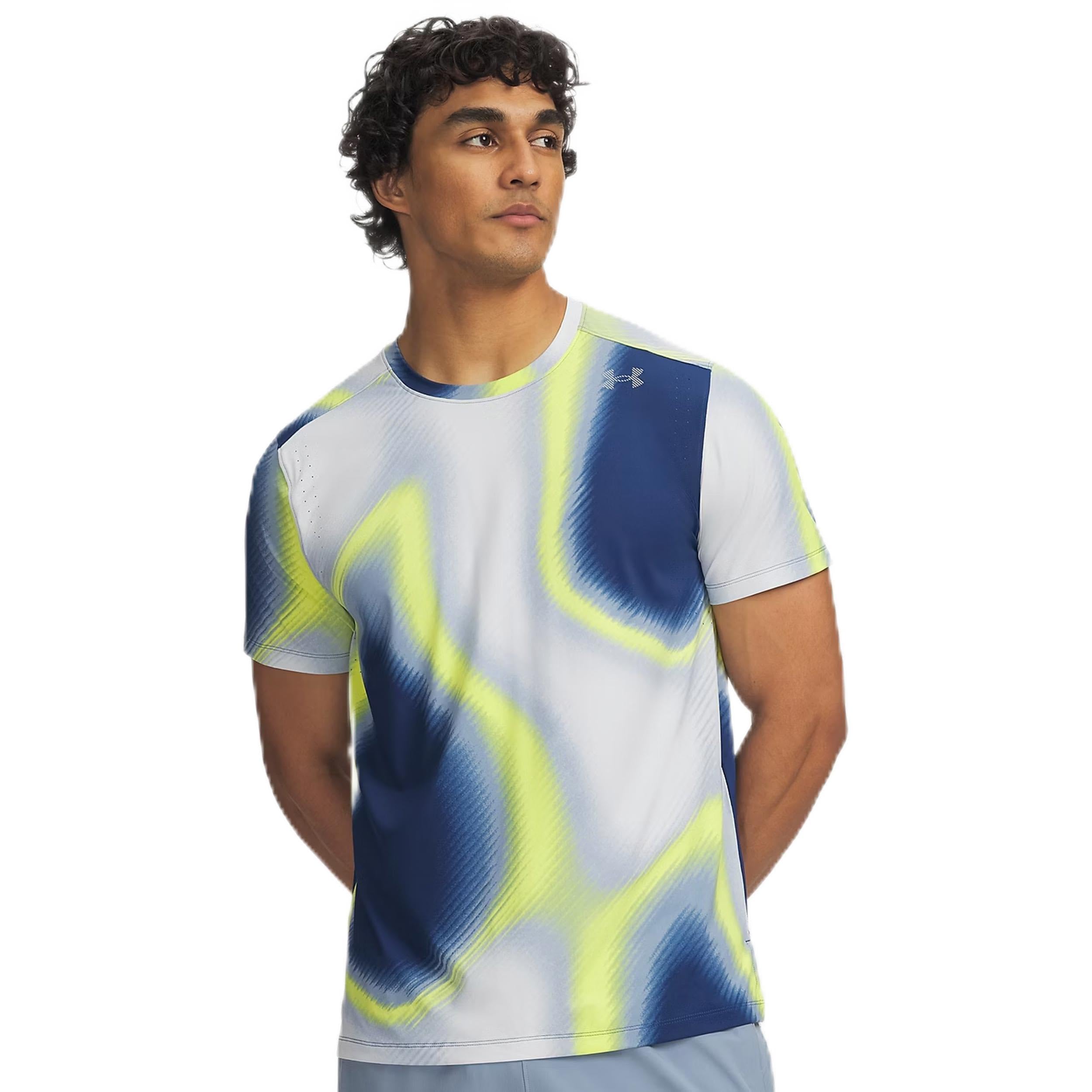 Under Armour Velociti Pro Print Laufshirt Herren blau - Blue L