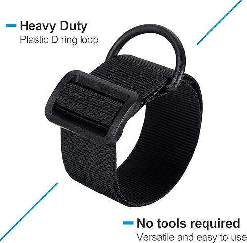 Miniatura 3 de 4 piezas de adaptador de eslinga de pistola ajustable para rifle en D, accesorio de correa de hombro para escopeta y rifle, culata