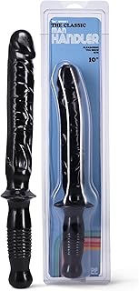 Doc Johnson Classic - The Manhandler Dildo- 14.5 Inch - 9.5 Inch Usable Length - Dildo with Handle - for Adults Only, Black