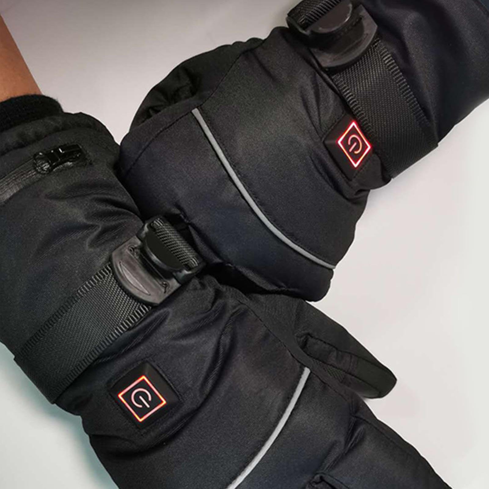 Guanti riscaldati: guanti da moto isolati, guanti invernali riscaldabili | Guanti da moto riscaldati USB e batteria ricaricabile 4000 Ma, scaldamani coppia
