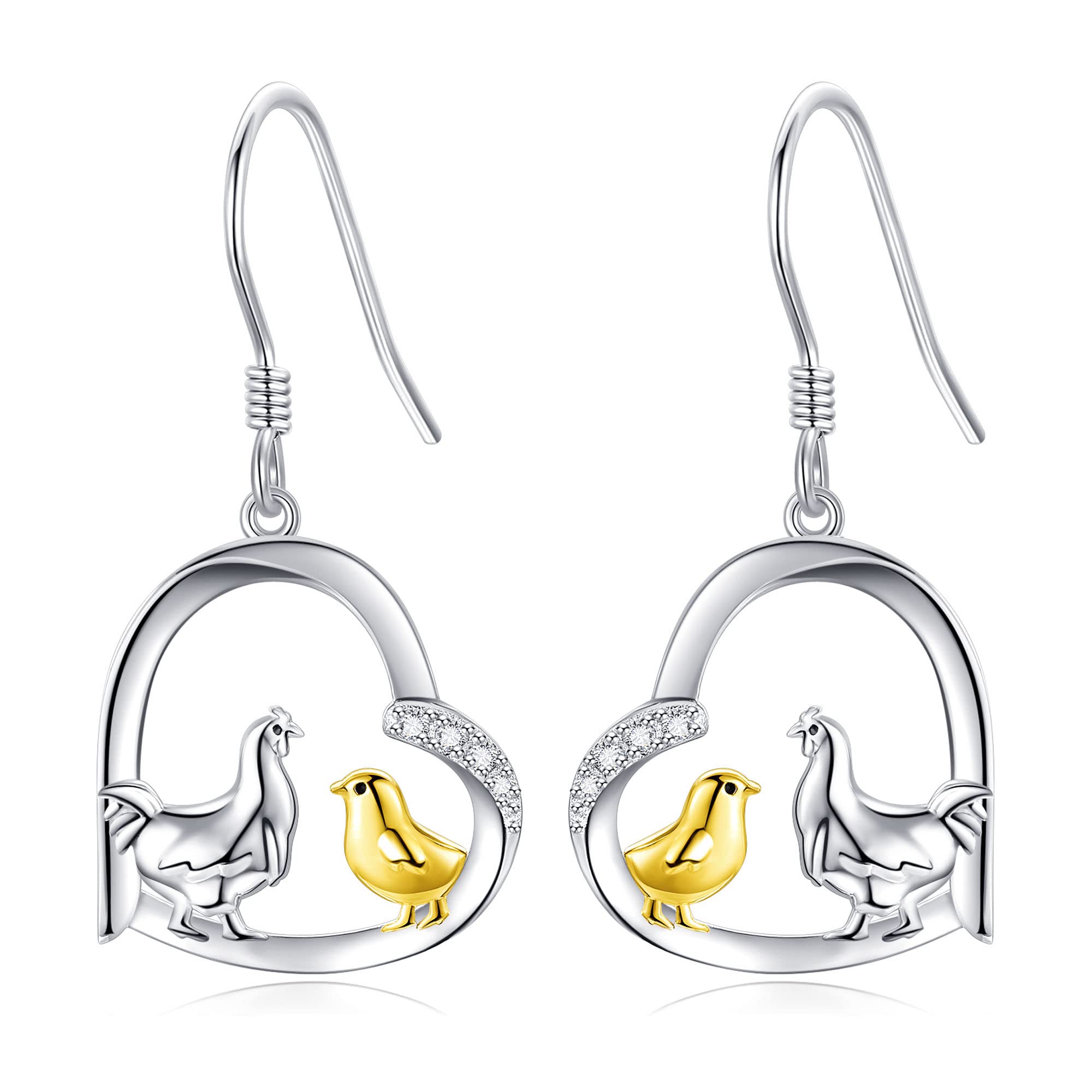 CUPENDA 925 Sterling Silver Earrings for Women Dangle Drop Earrings Jewelry Gifts