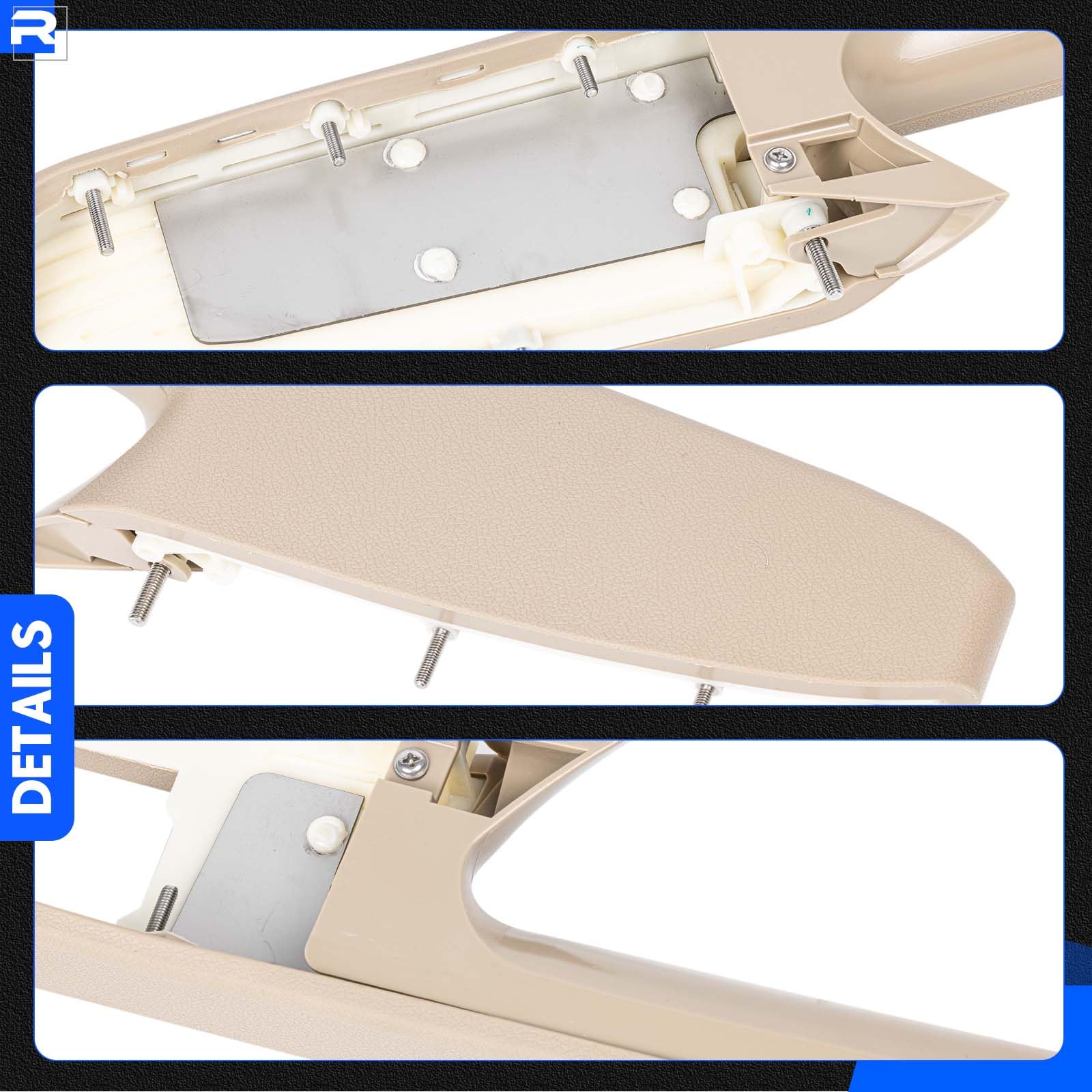 80995 Przedni podłokietnik boczny kierowcy i pasażera, pasuje do Chevroleta Chevy Silverado Suburban Tahoe Avalanche do GMC Sierra Yukon 2010-2014 panel drzwi z uchwytem zwalniającym nad