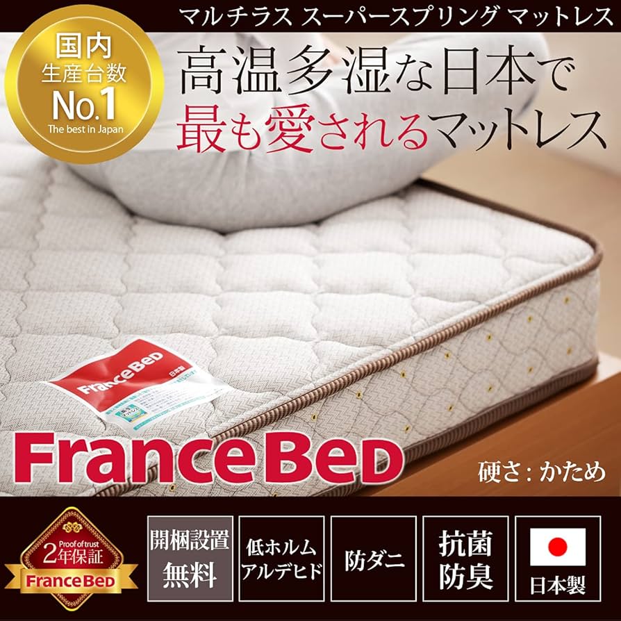 スプリングマットレス 美品 ikitselect_fbm014-s