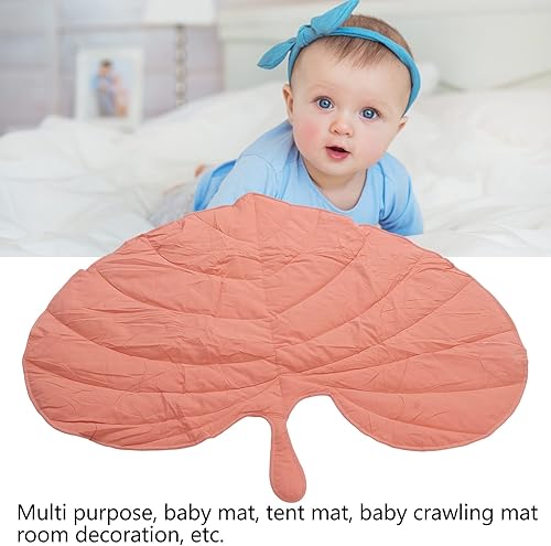 Miniatura 4 de Bebé Algodón Play Mat Alfombra de guardería Almohadilla de arrastre Tipo de hoja Cojín de piso Alfombra Baby Activity Mat ()