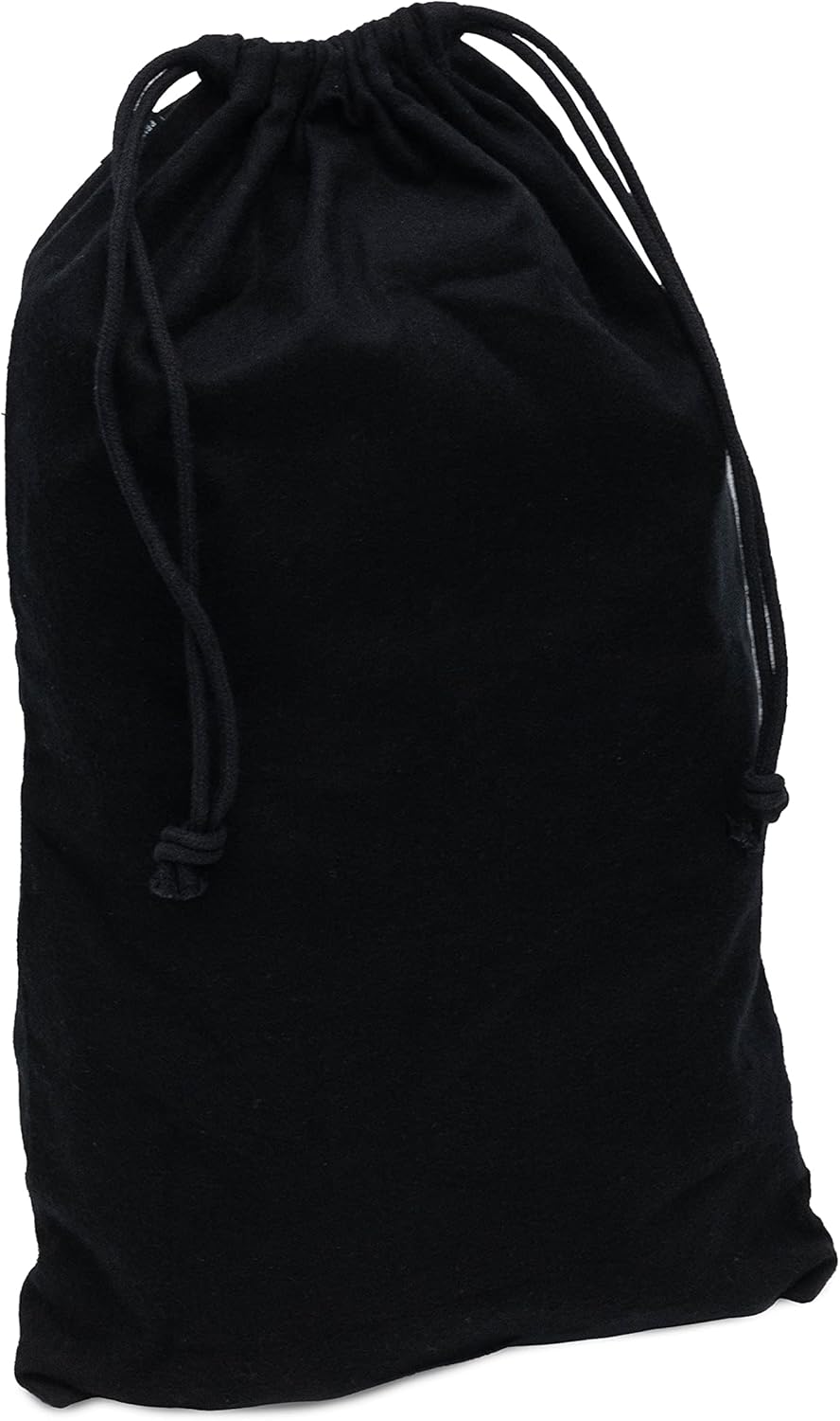 ZENPAC Cloth Bags, Black Duster Flannel Boot Storage with Drawstring Closure, Washable Breathable Cotton Fabric for Shoe, Luggage, 12.5x20.5, 2 Pack - Image 8