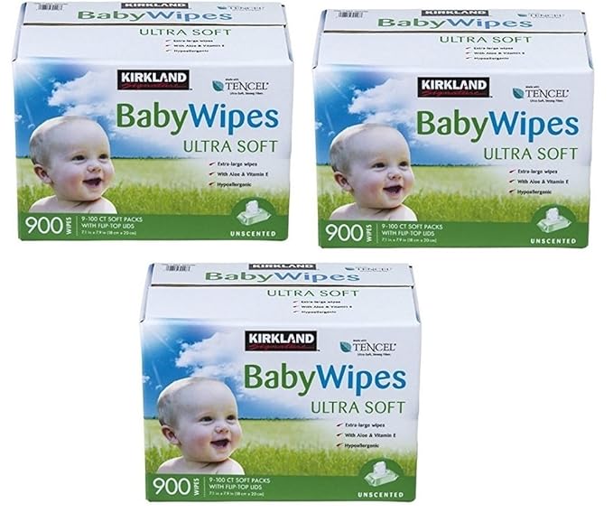 kirkland unscented baby wipes