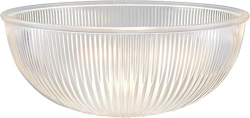 Miniatura 2 de Aspen Creative 25308-60-1, pantalla de vidrio transparente para lámpara de antorcha de base media, lámpara de swag, colgante, accesorio de isla,