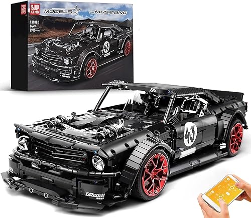 Mould King 13108 Mustang - Kit de construcción de automóviles, bloques de construcción MOC para construir, juguete de regalo para niños a partir de