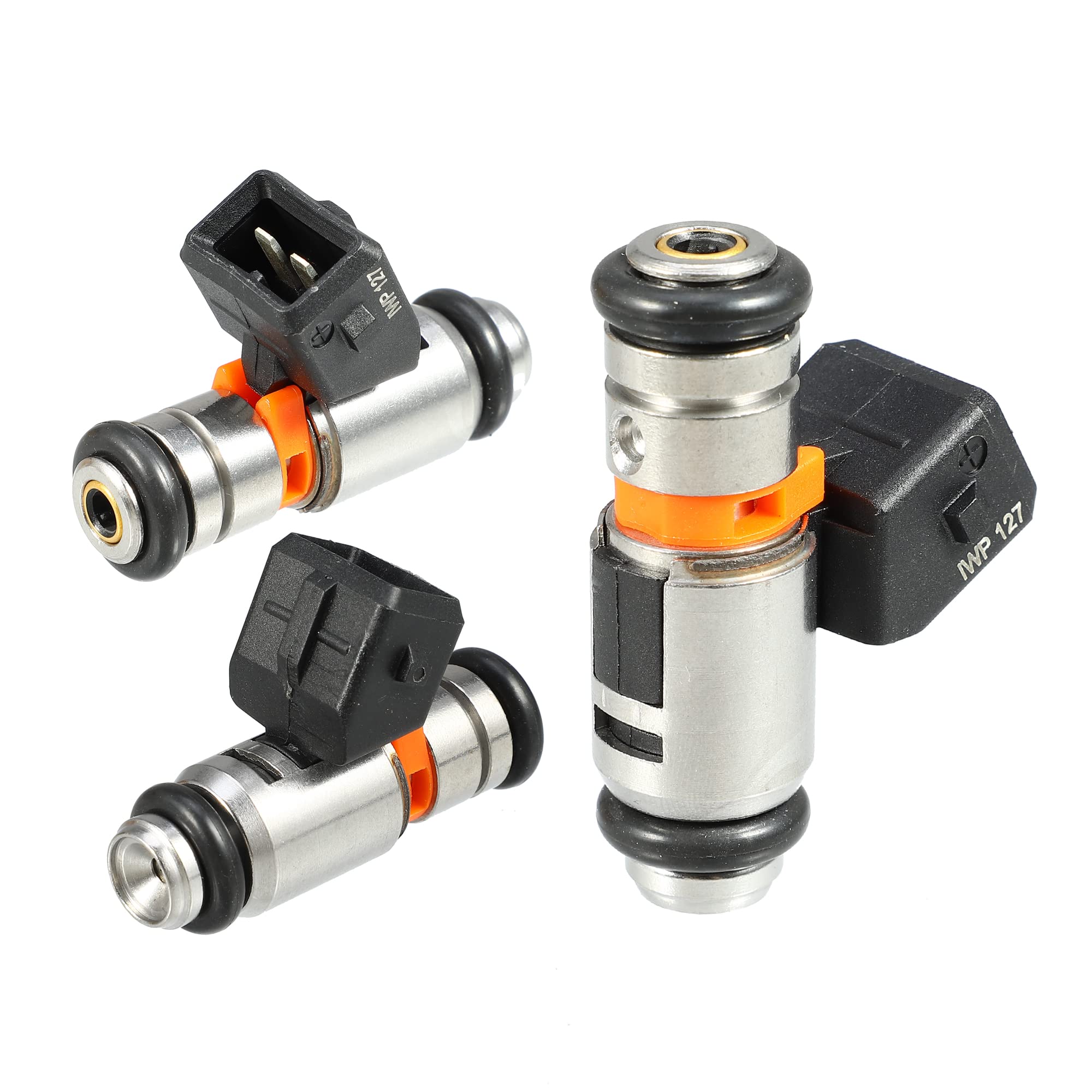 A ABSOPRO Injecteur De Carburant Pour Ford Ka Hatchback 1,6L 96-08 4Pcs | Pour Ford StreetKA Cabriolet 1.6L 03-05, Métal Et Plastique, Dimension 47.5X32X19.5mm, OE IWP127 1221551 2N1U9F593JA