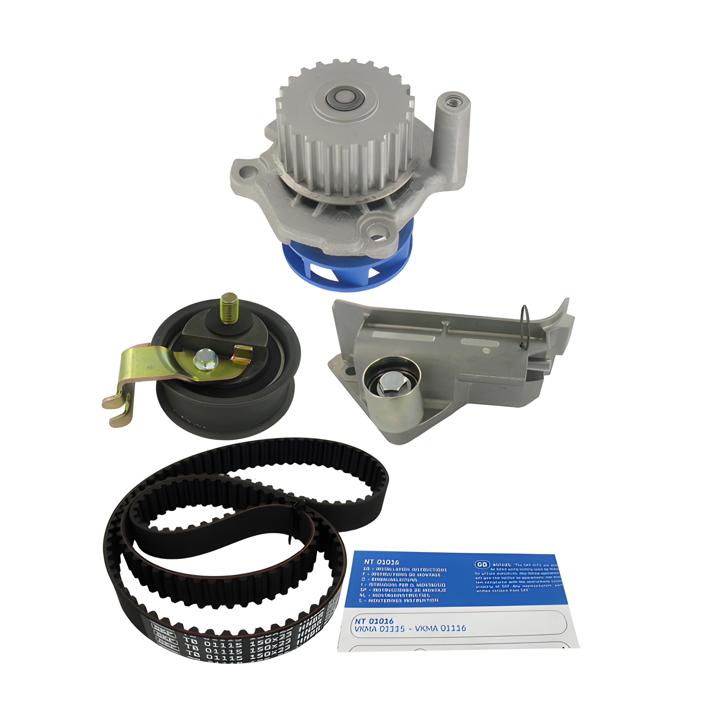 SKF Wasserpumpe und Zahnriemensatz mit Spannrollendämpfer VKMC 01936 Höhe 171 mm Länge 271 mm Breite 142 mm - OE-Qualität
