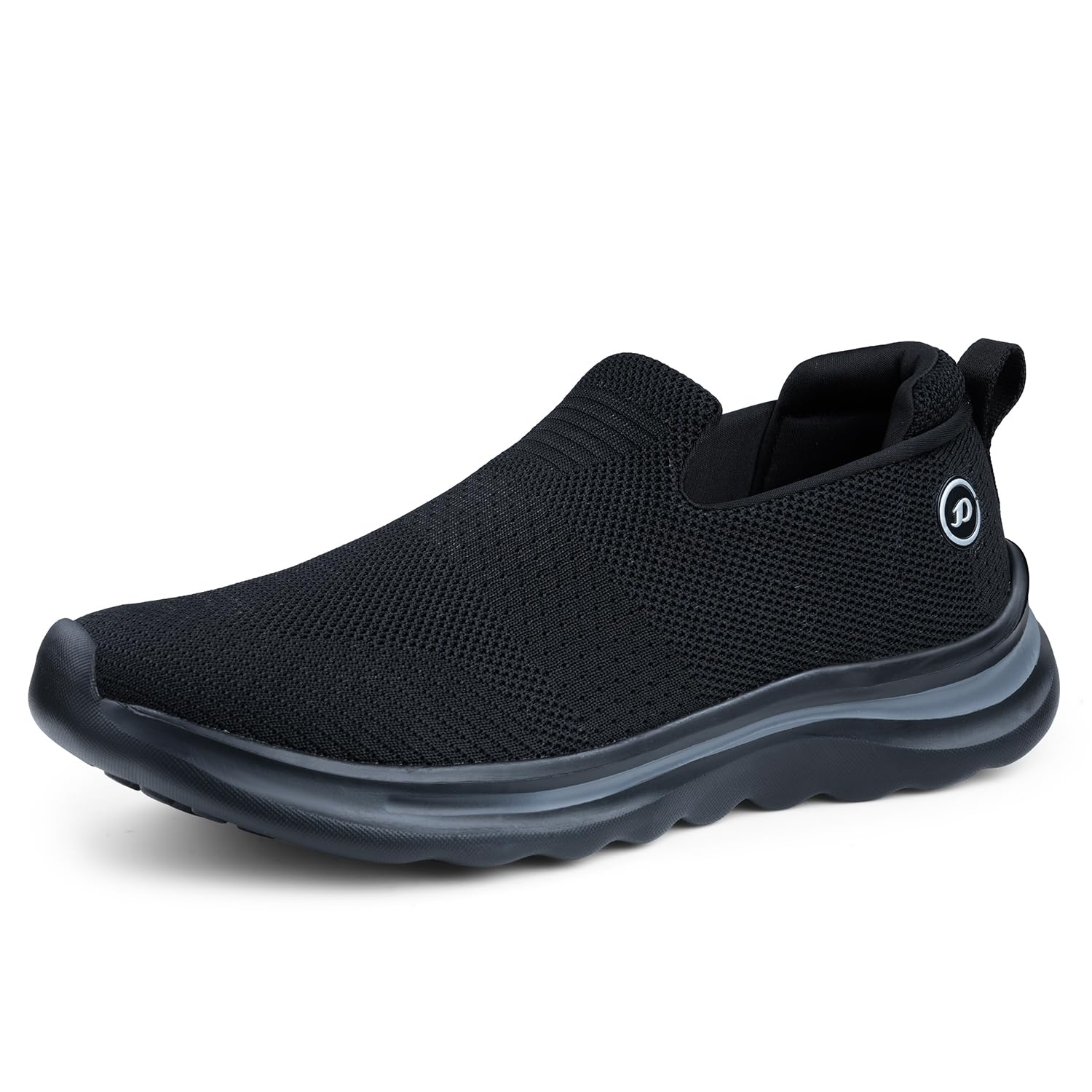 Men’s Sports Walking Running Jogging Slip-On Shoes|Lightweight Breathable Sneakers with Cushioned EVA Sole|Shock Absorbing Comfort Fit Easy Wear Athletic Daily Gym Casual Use D-2014