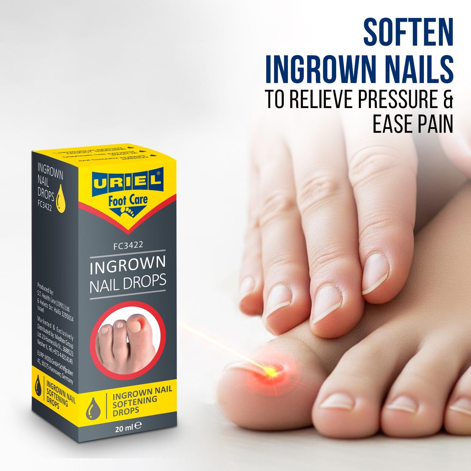URIEL Ingrown Toenail Treatment Drops