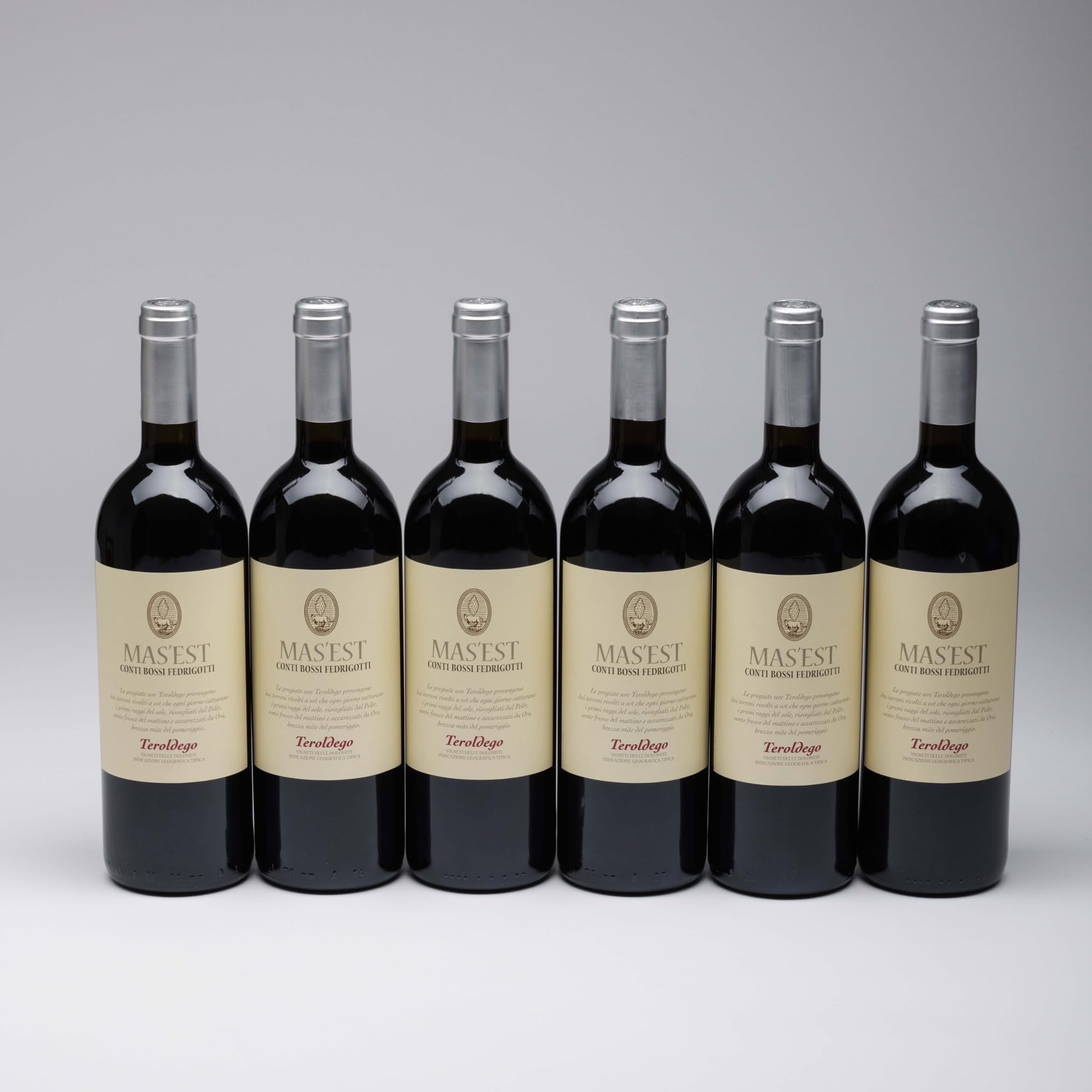 BOSSI FEDRIGOTTI "MAS'EST TEROLDEGO" 2023 | Vigneti delle Dolomiti IGT | 750 ml | 6 bottiglie
