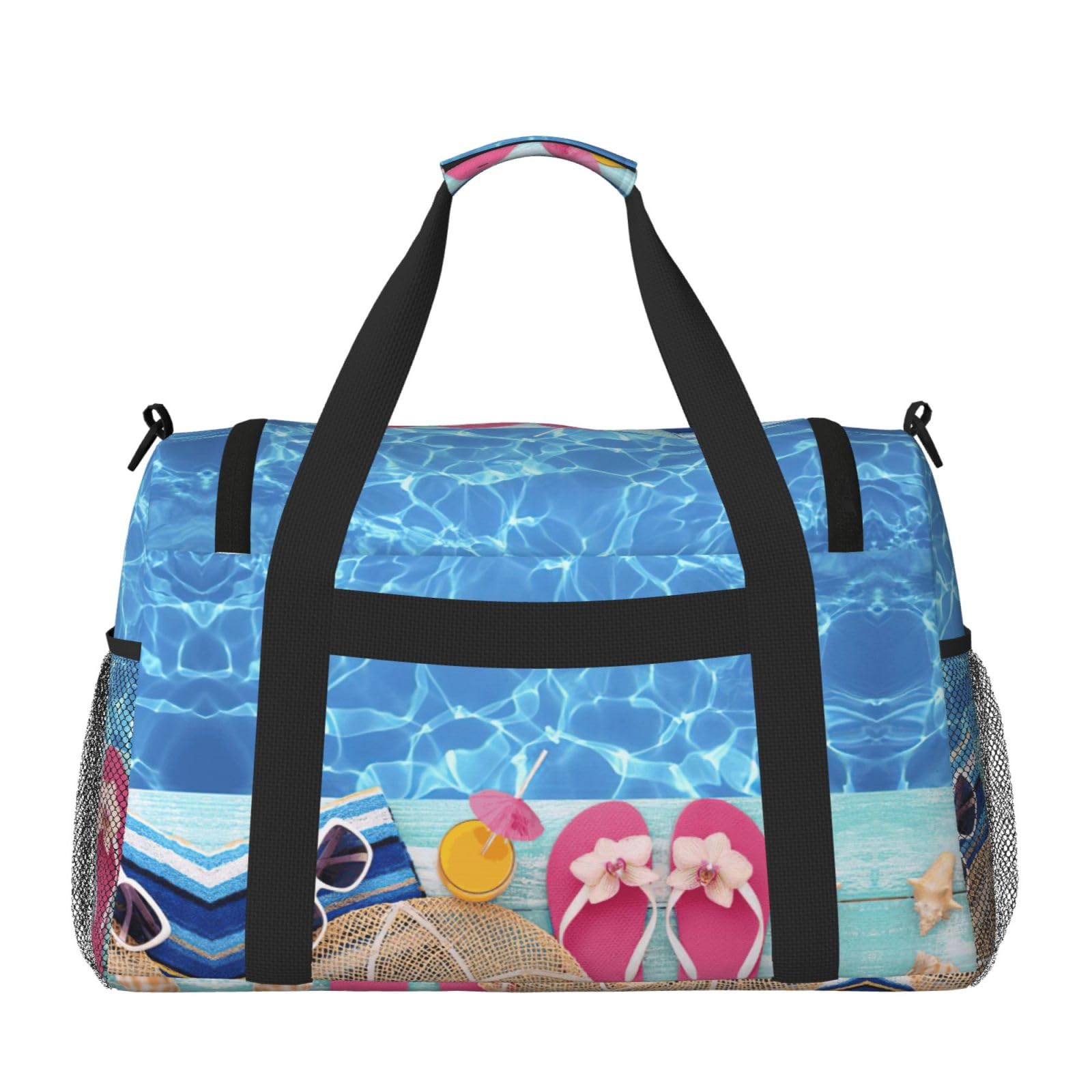 Fajna torba na ramię z wodą na basen kobiety mężczyźni podróżna torba crossbody torebka torba na ramię torebki robocze codzienna torba hobo