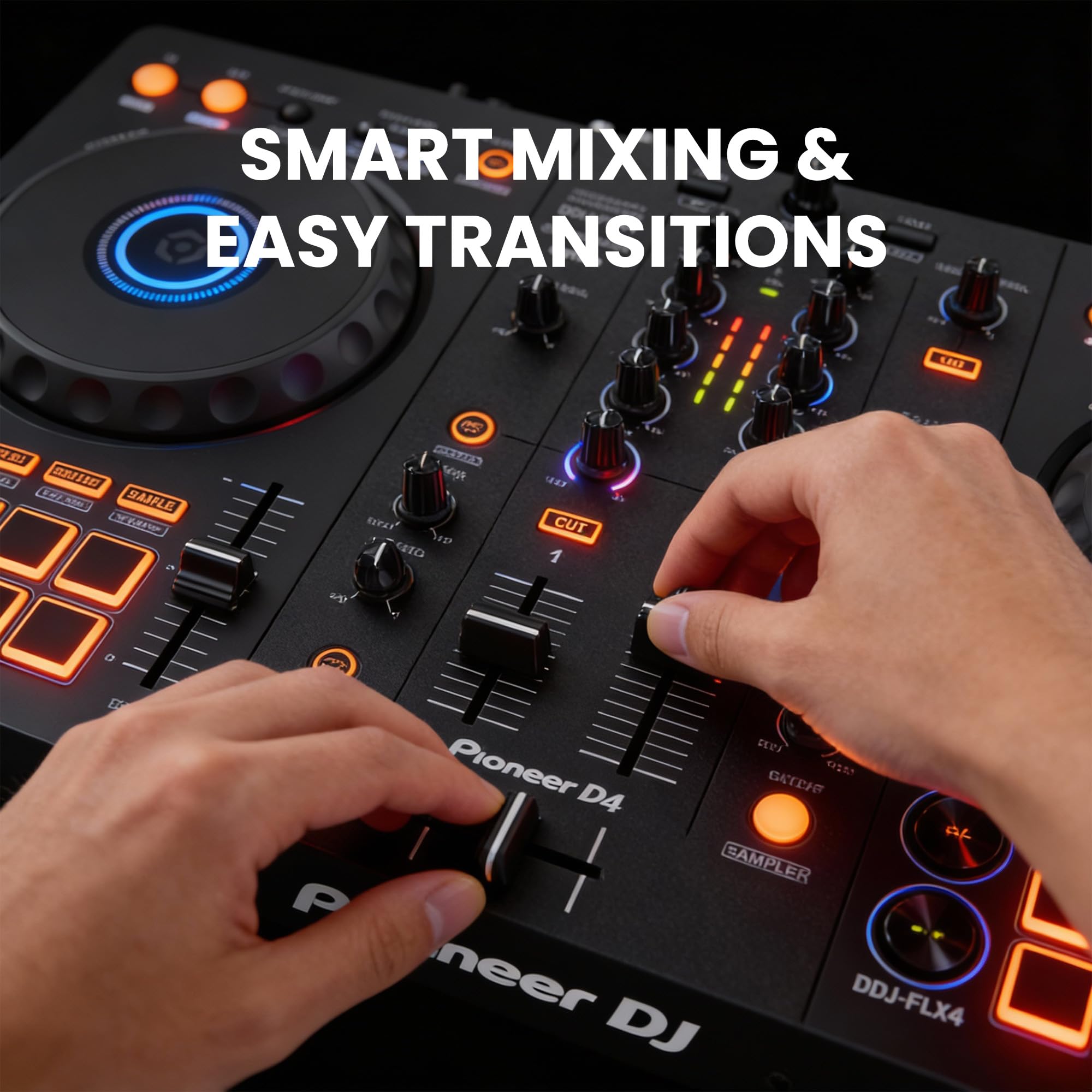 Amazon.com: Pioneer DJ DDJ FLX4 2-Channel DJ Controller - Black