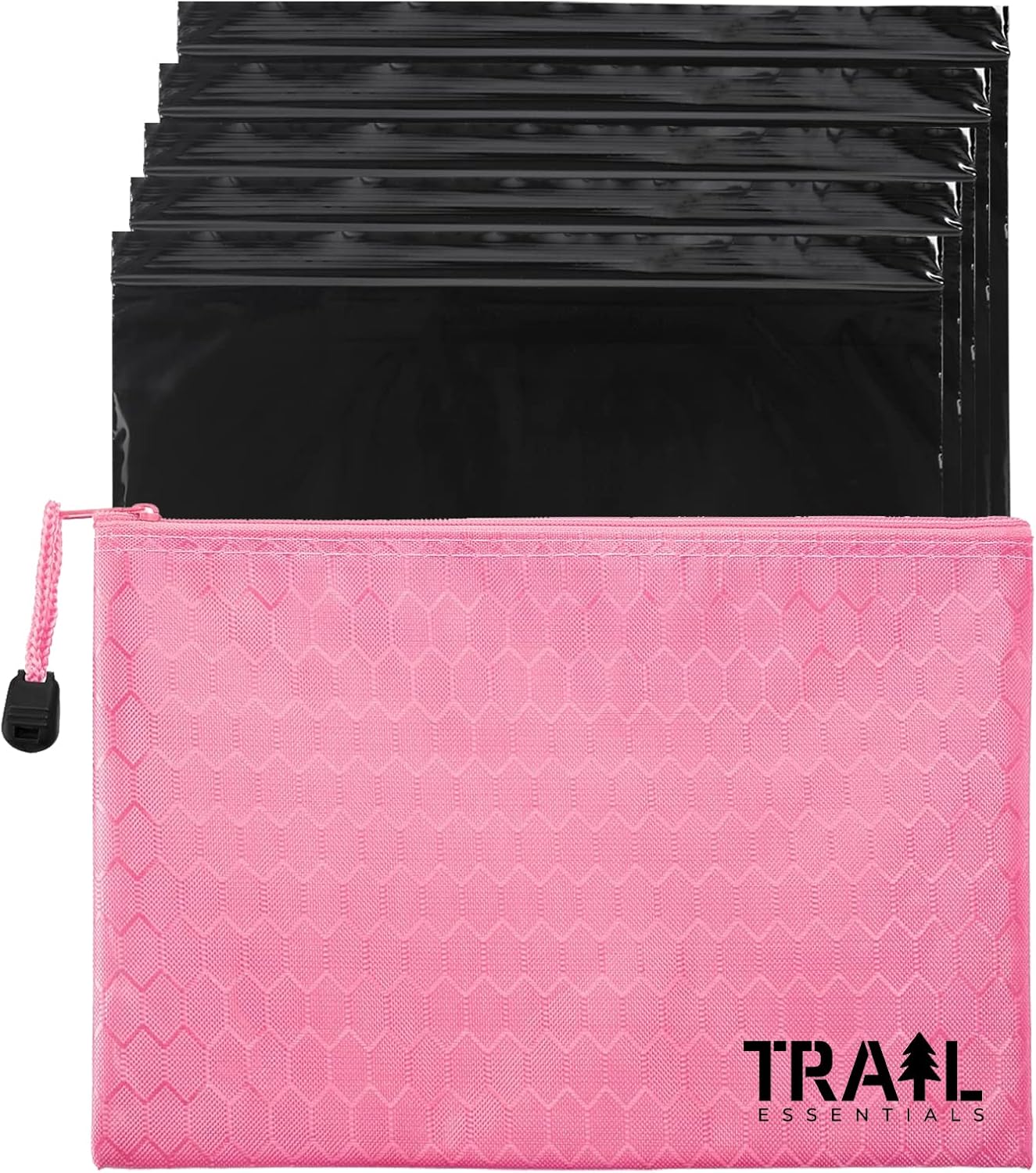 Trail Essentials Adult Diaper Disposal Bags Large, Black