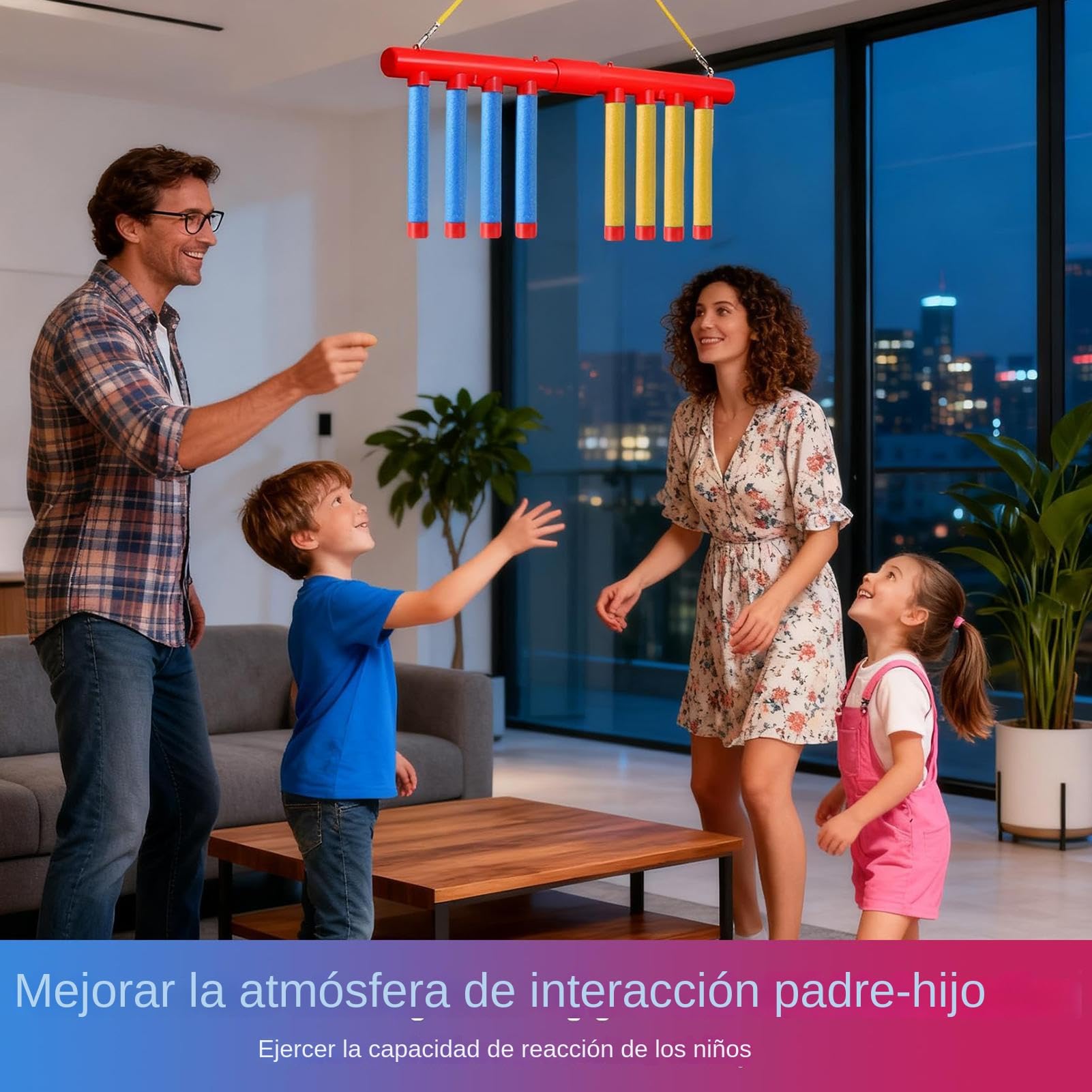 Juego De Palos De Velocidad Para Entrenamiento De Reflejos Sensorial Para Niños Y Adultos Mejora La Coordinación -Mano Para Familias Y Escuelas