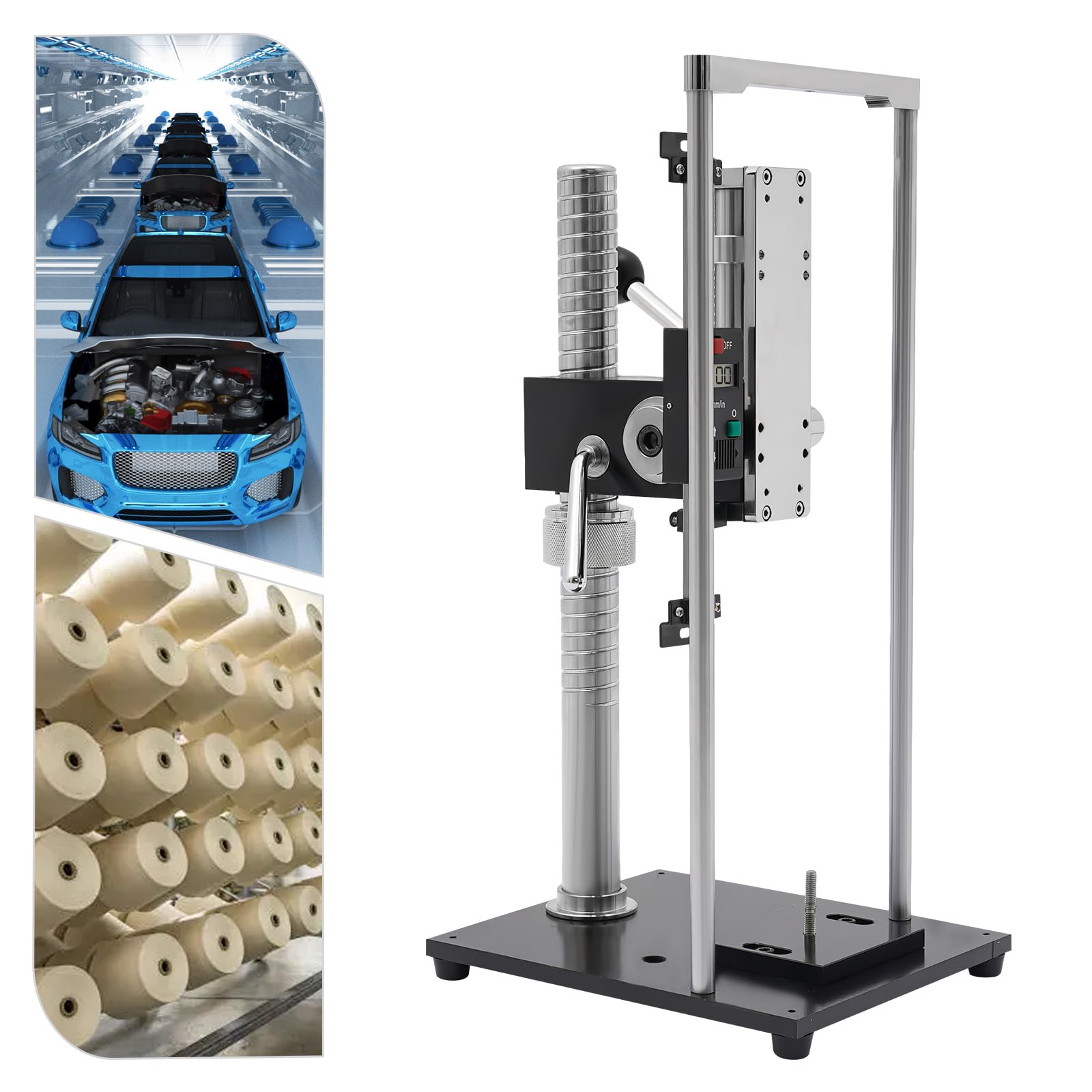 Federdruck Tester Gerät mit Zugkraftmesser und Druckmessgerät für Laboranwendungen und industrielle Nutzung maximaler Last von 1000 N ideal für präzise Tests