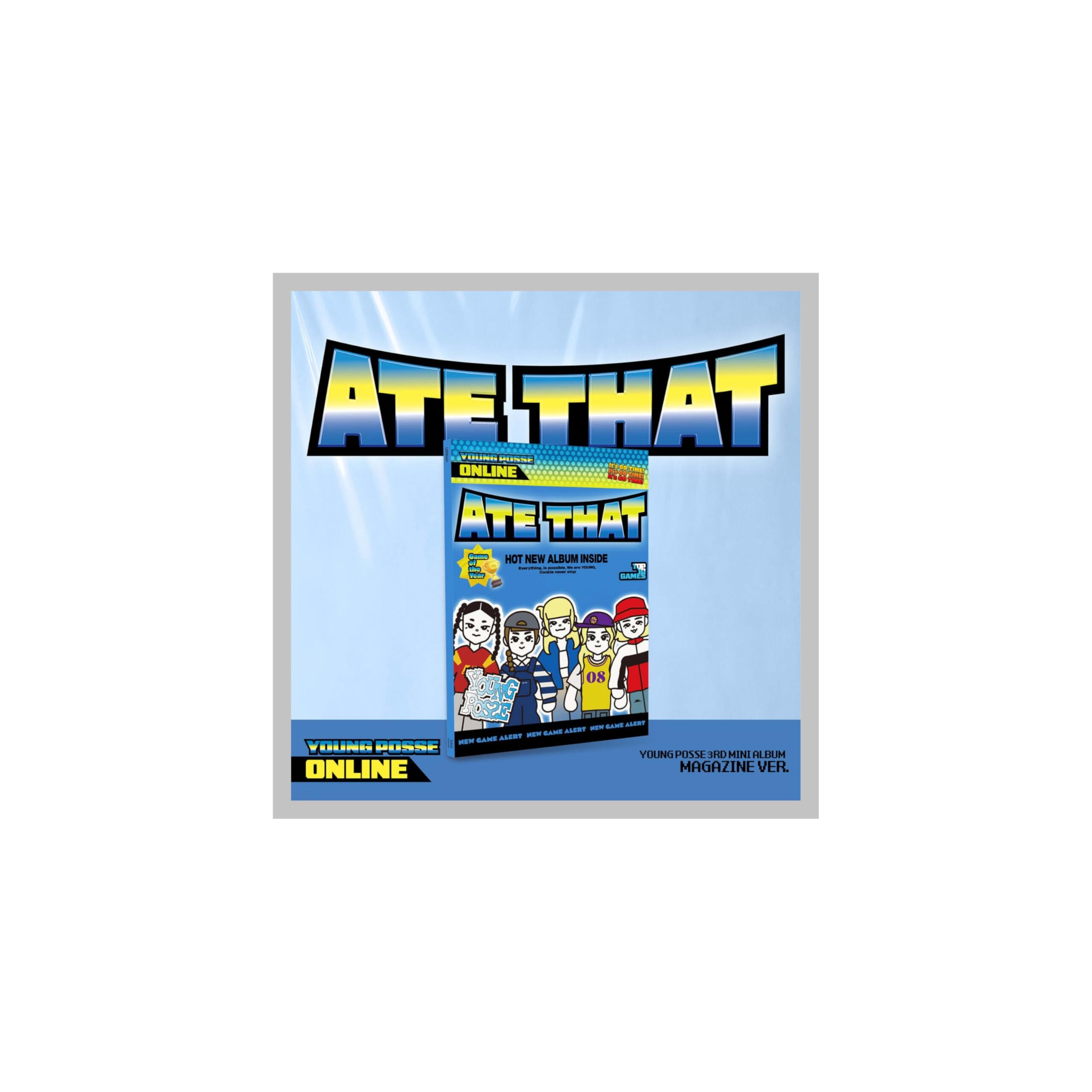 YOUNG POSSE ATE THAT 3ème EP CD Album Magazine Version Neuf Souple pour Collectionneur