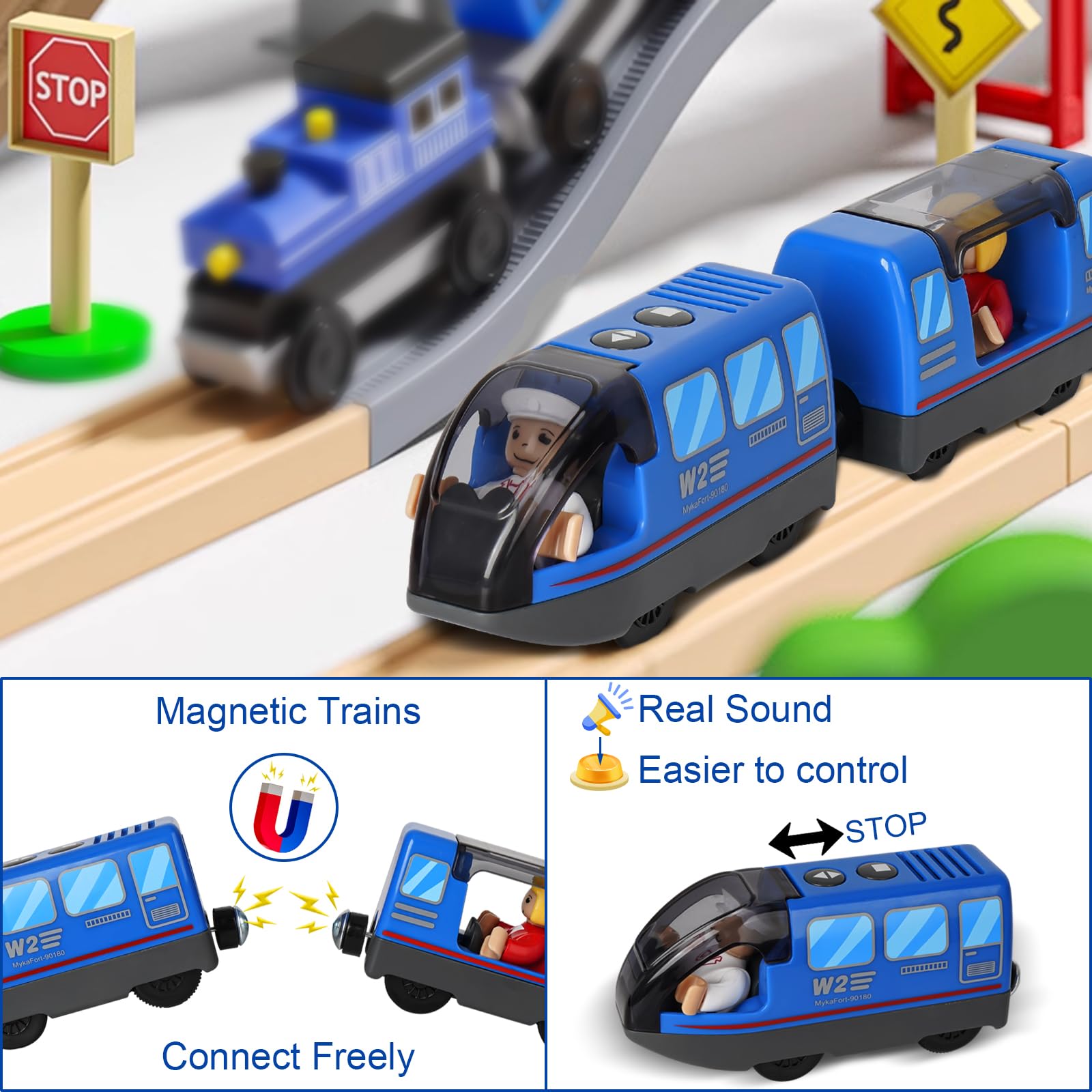 Tren De Juguete Tren Eléctrico De Juguete Con Sonido Realista