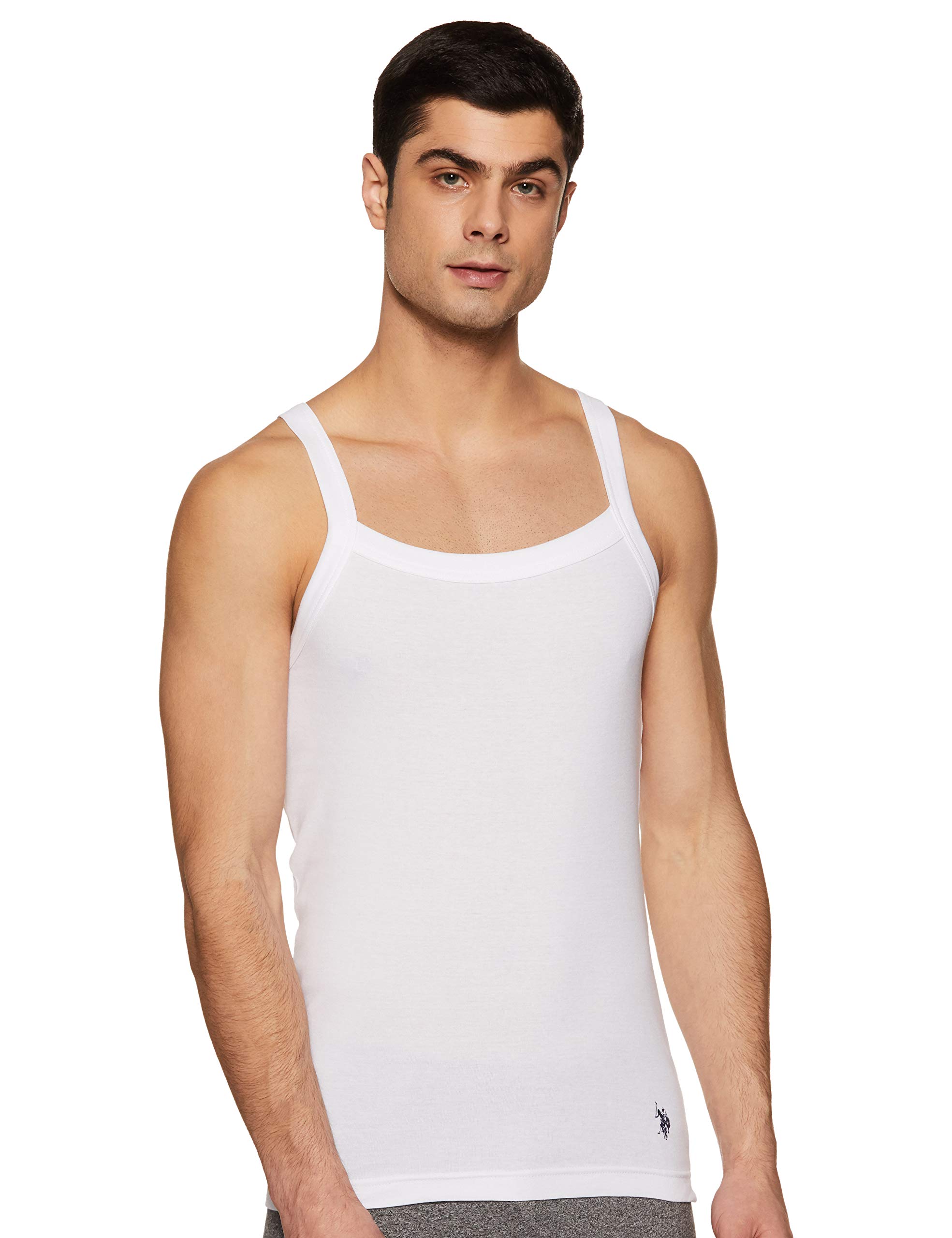 u.s. polo assn. Men's Regular Fit Round Neck Cotton I636 Vest-picture-42