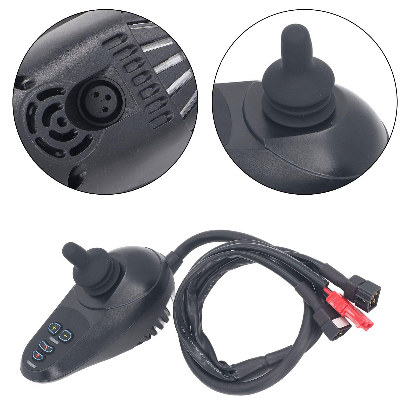 CHICIRIS Controlador de Potencia para Silla de Ruedas Eléctrica, Controlador de Joystick 45A de Alta Sensibilidad para Sillas de Ruedas con Motor Cepillado, Robots Inteligentes,