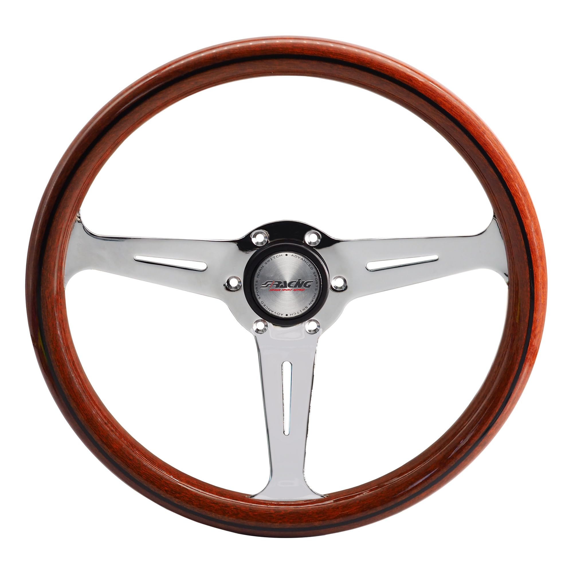 Simoni Racing Universal Lenkrad Resia - Holz - Durchmesser 350mm - Nardi-Typ Halterung