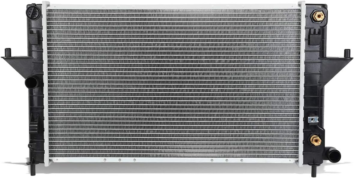 DNA Motoring OEM-RA-2191 OE Style Bolt-On Aluminum Core Radiator Compatible with 94-02 Saturn SC1 / SC2 / SL1 / SL2 / SL AT, 23-5/8" W X 14-1/16" H X 5/8" D, 1-1/4" Inlet, 1-1/4" Outlet