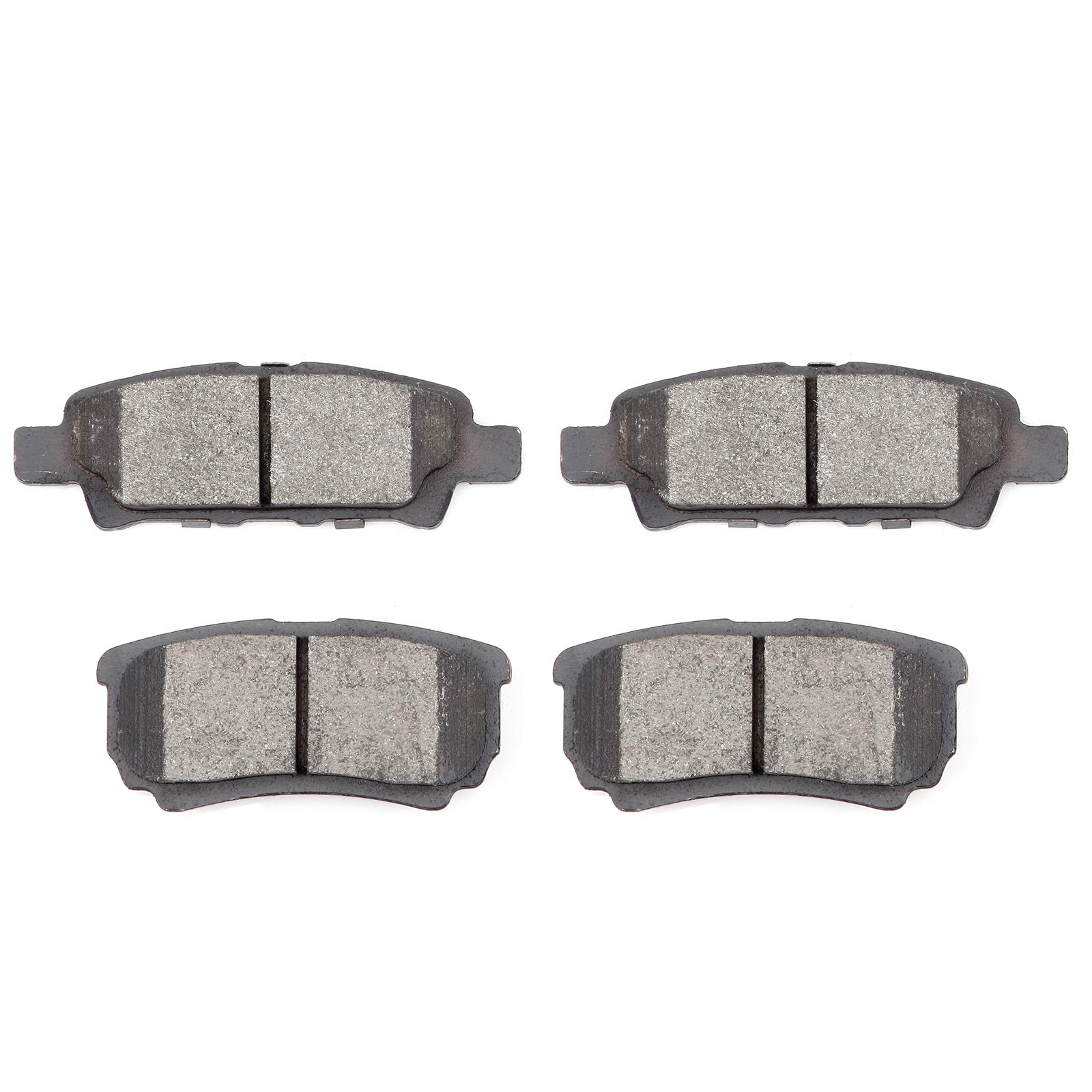 cciyu D1037 Professional Ceramic Rear Brake Pads Set fit For Chrysler 0,Sebring,For Dodge Avenger,Caliber,For Jeep Compass,Patriot,04-06 08-17 For Mitsubishi Lancer,05-06 For Mitsubishi Outlander