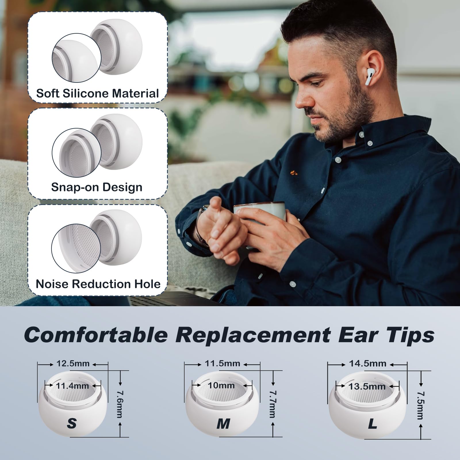 Amazon | Airpods Pro 第2世代ケースカバー 完全保護 ソフトシリコン