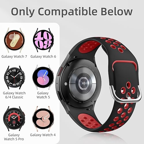 Miniatura 5 de 6 PACK Bandas sin huecos Compatibles solo con Samsung Galaxy Watch 7654 Band 40mm 44mmWatch 6 Classic 43mm 47mmGalaxy Watch 5 Pro 45mm4 Classic 42mm