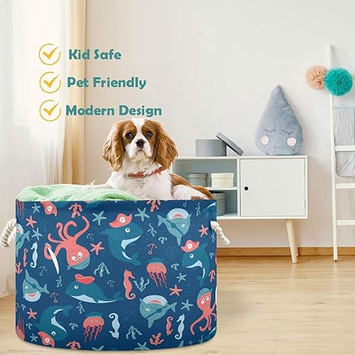 Miniatura 9 de visesunny Canastas de ropa sucia de mármol morado con venas doradas, caja de almacenamiento de tela, cesta de almacenamiento plegable, cesta de