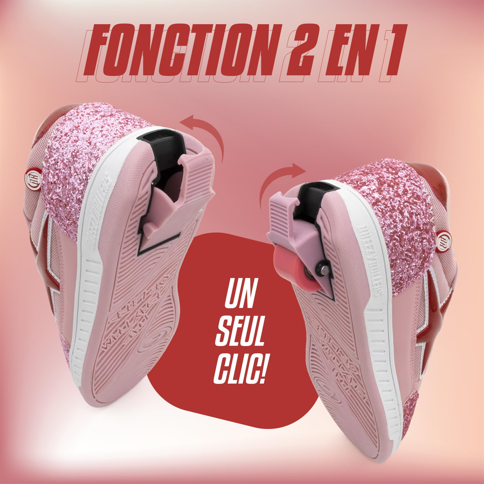 Breezy Rollers Chaussures à roulettes pour Enfants I Rollers-Sneakers I De Chaussures de Rue pour Filles et Garçons à Rollers en Quelques Secondes I Baskets à roulettes