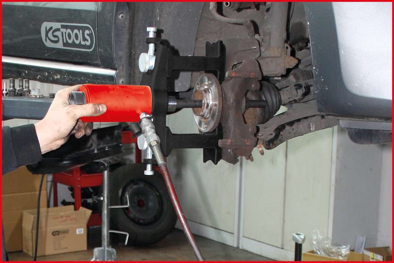 KS Tools 4400005 Druck und Zug Hydraulikzylinder