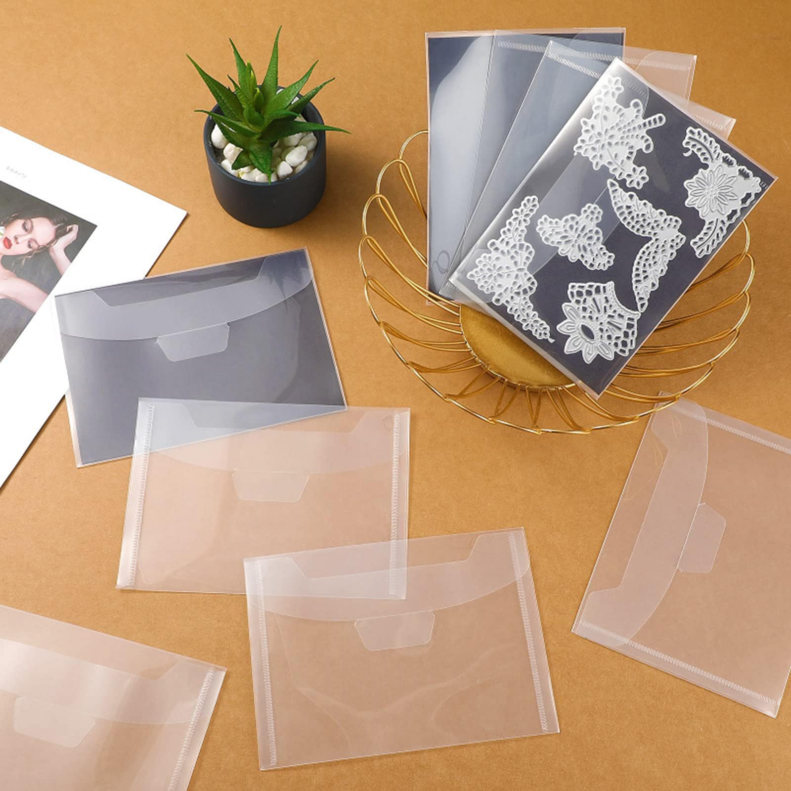 Pack of 10 Rubber Magnetic Sheets for Metal Cutting Dies Storage