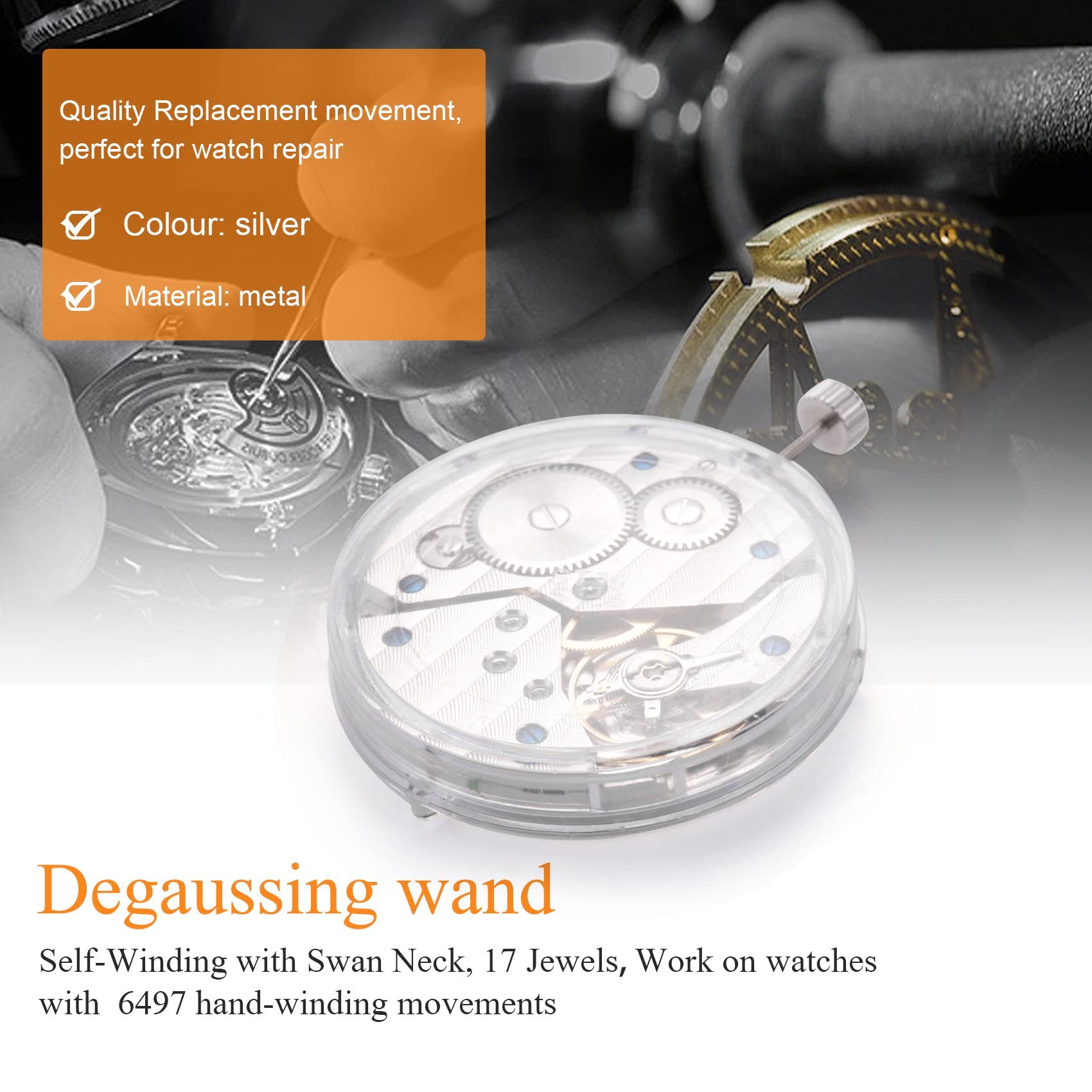 Mouvement ST3600 17 ETA 6497 Mouvement ModèLe PièCe de Montre AdaptéE pour Montre pour Mouvement MéCanique à Remontage Manuel
