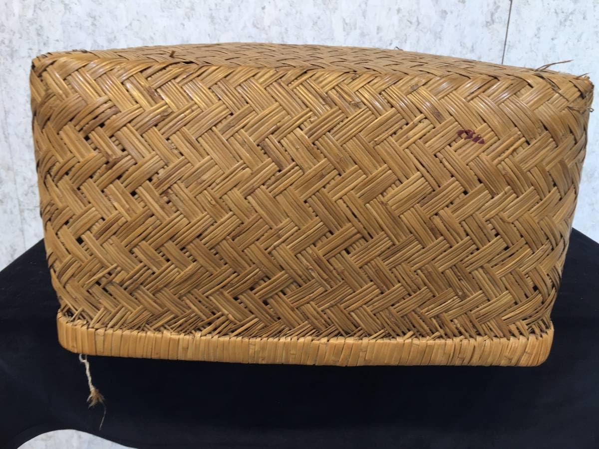 Amazon.co.jp: 行李 O-15 こうり 竹行李 柳行李 収納箱 衣装箱 小物 