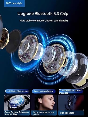 Miniatura 4 de Auriculares inalámbricos Bluetooth, verdaderos auriculares inalámbricos, pantalla LED, conexión Bluetooth, con caja de carga de batería, auriculares