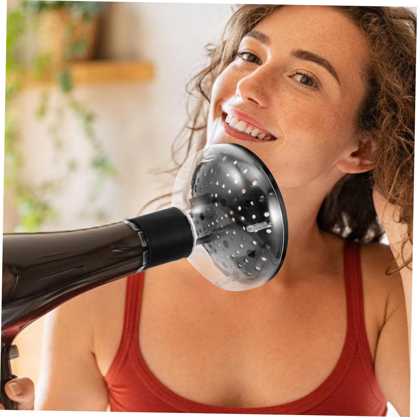 Healeved 3pezzi Asciugacapelli Diffusore Professionale Per Ricci Beccuccio Materiale Trasparente Per Asciugare e Modellare Ondulati Salone o Casa