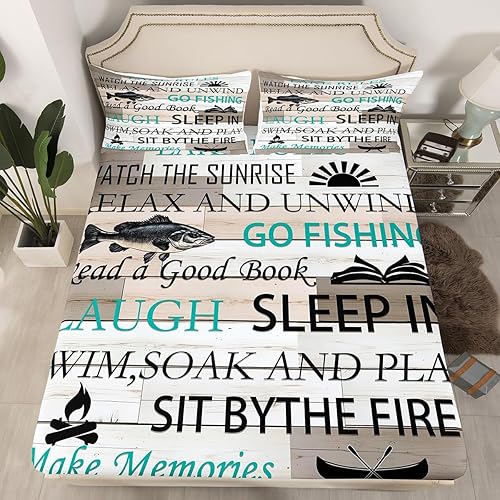 Miniatura 25 de Sábanas bajeras de violín 3D tamaño matrimonial, juegos de ropa de cama de 3 piezas para niños, niñas, niños, adolescentes, decoración de marrón