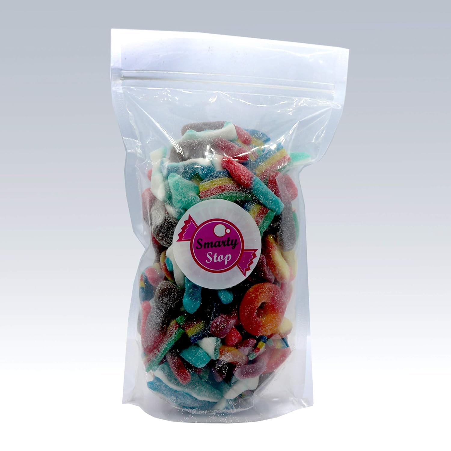 Smarty Stop Assorted sour Mix Gummy candies (2 Pound (Pack of 1)) : Grocery & Gourmet Food