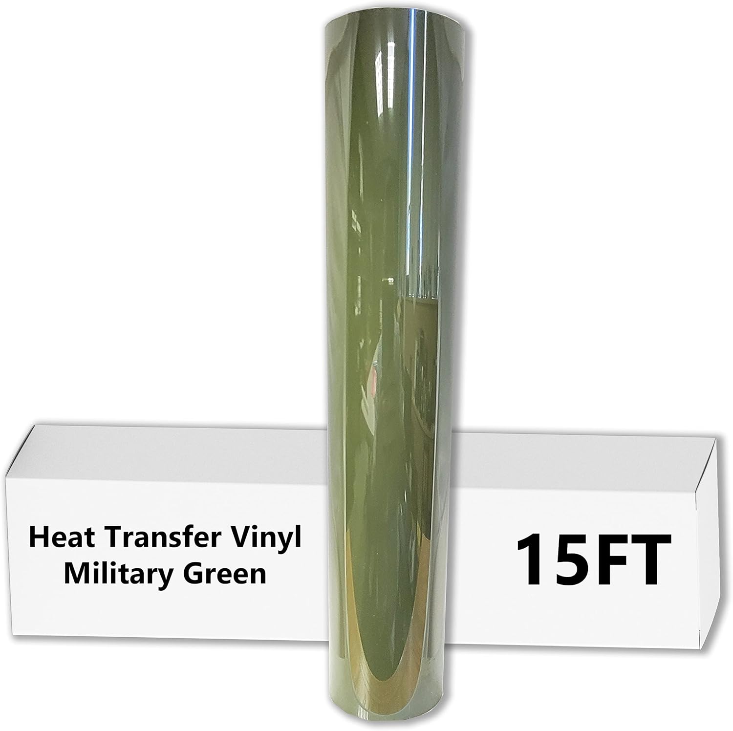 Military Green Iron On HTV Vinyl Rolls Heat Transfer Vinyl